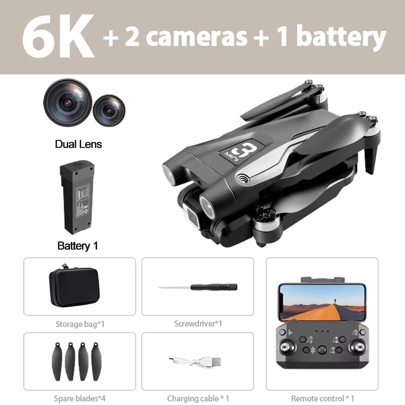 Xiaomi Mijia Z908 Pro /MAX 8K Drone ESC Professional 4K Dron Optical Flow Localization 3Sided Obstacle Avoidance Quadcopter Toys