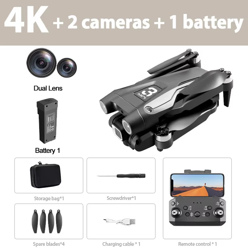 Xiaomi Mijia Z908 Pro /MAX 8K Drone ESC Professional 4K Dron Optical Flow Localization 3Sided Obstacle Avoidance Quadcopter Toys